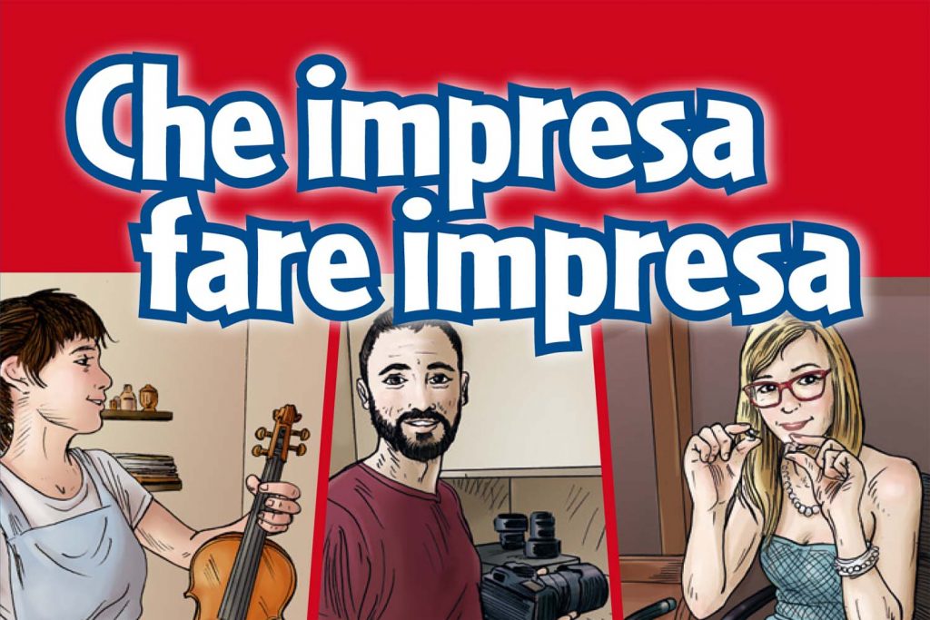 giovani artigiani si trasformano in fumetti